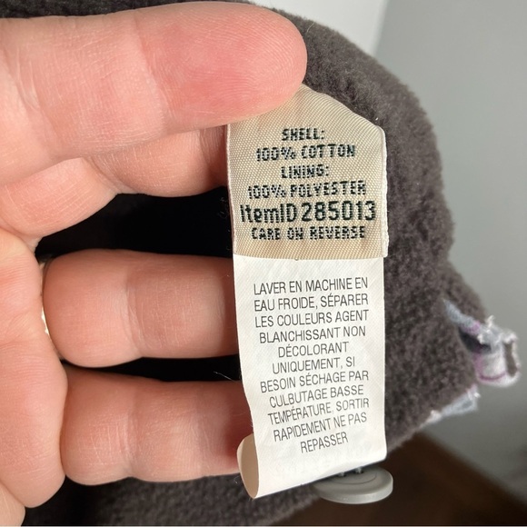 L.L. Bean‎ fleece lined plaid flannel button down shirt size medium - Picture 4 of 5